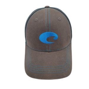 Costa Men's Fishing Beach Trucker Cap Hat Charcoal OS